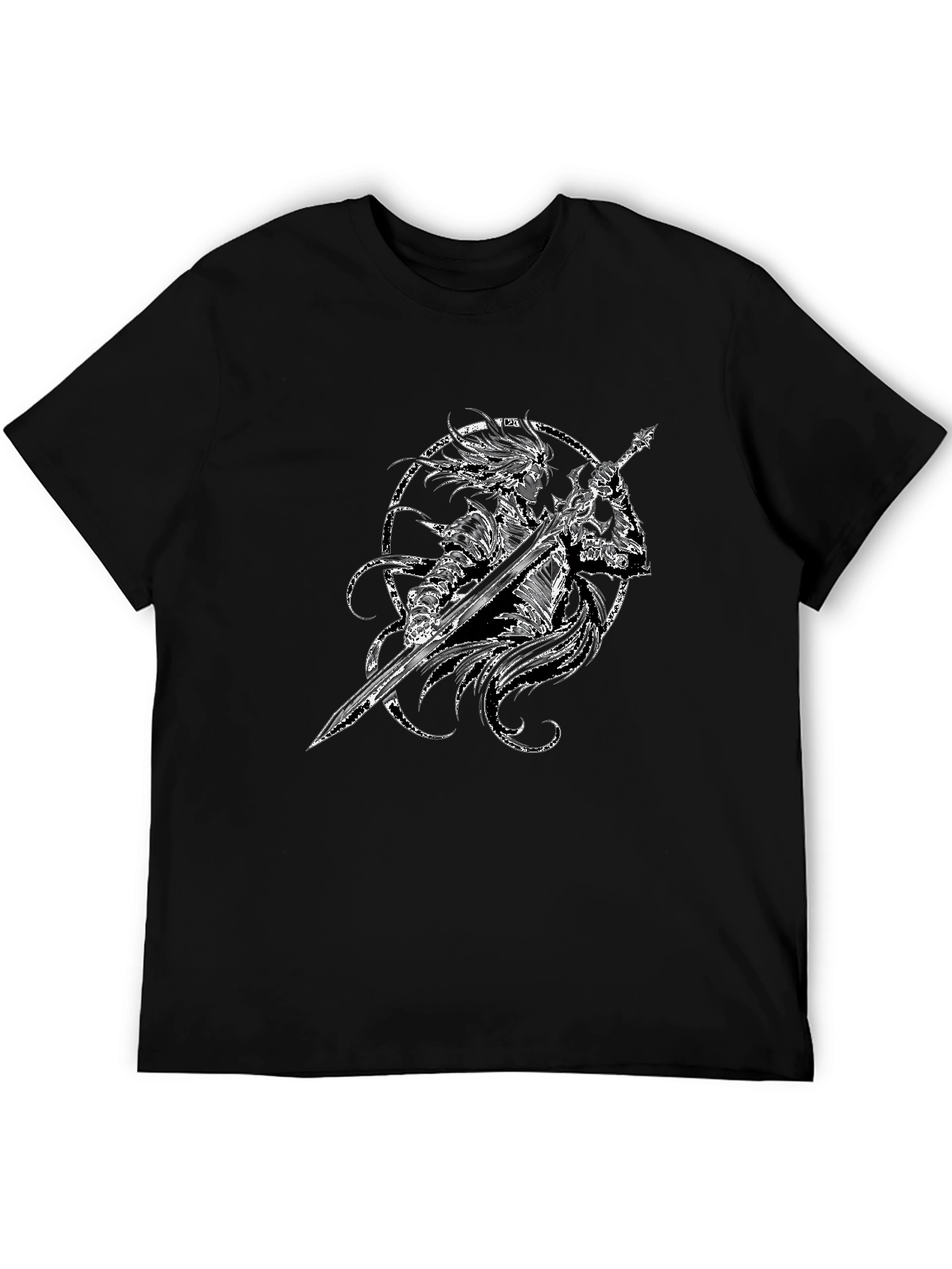 Warrior Graphic Black T-Shirt