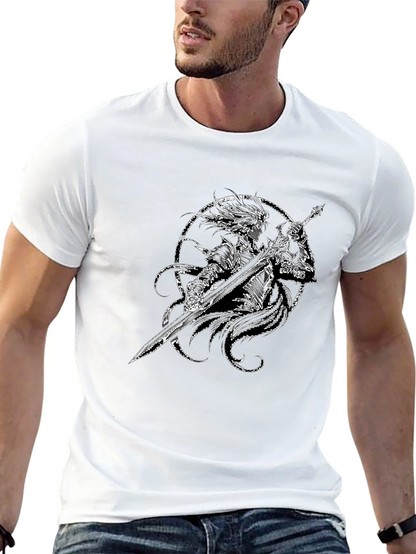 Warrior Graphic Black T-Shirt