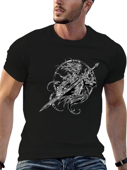Warrior Graphic Black T-Shirt