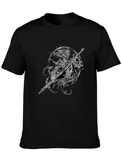 Warrior Graphic Black T-Shirt