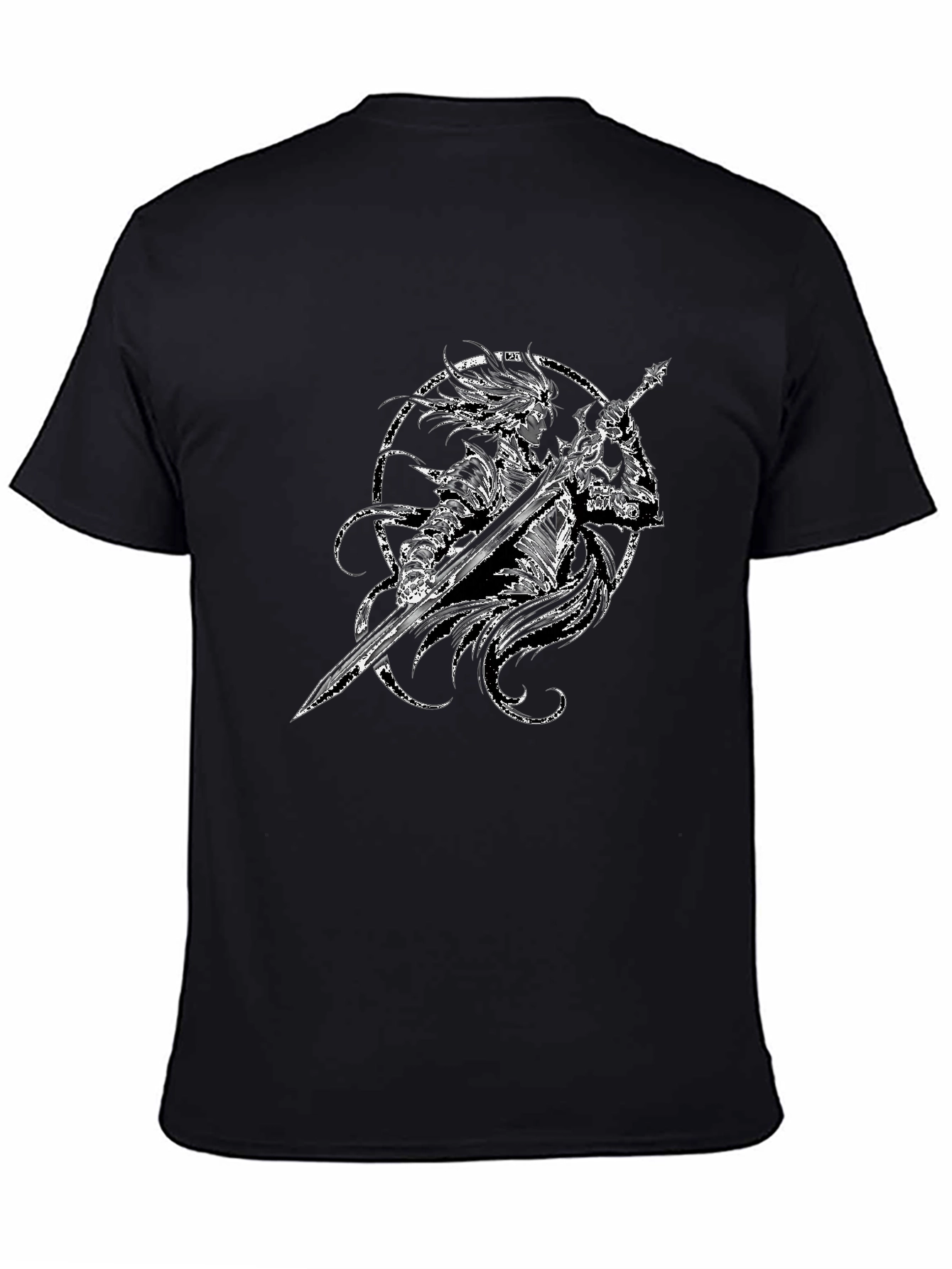 Warrior Graphic Black T-Shirt