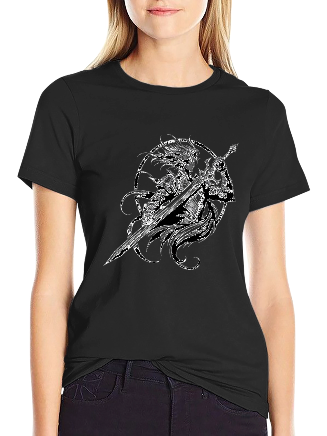 Warrior Graphic Black T-Shirt