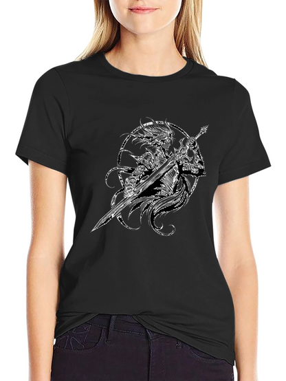 Warrior Graphic Black T-Shirt
