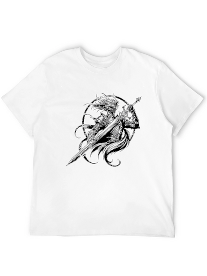 Warrior Graphic Black T-Shirt