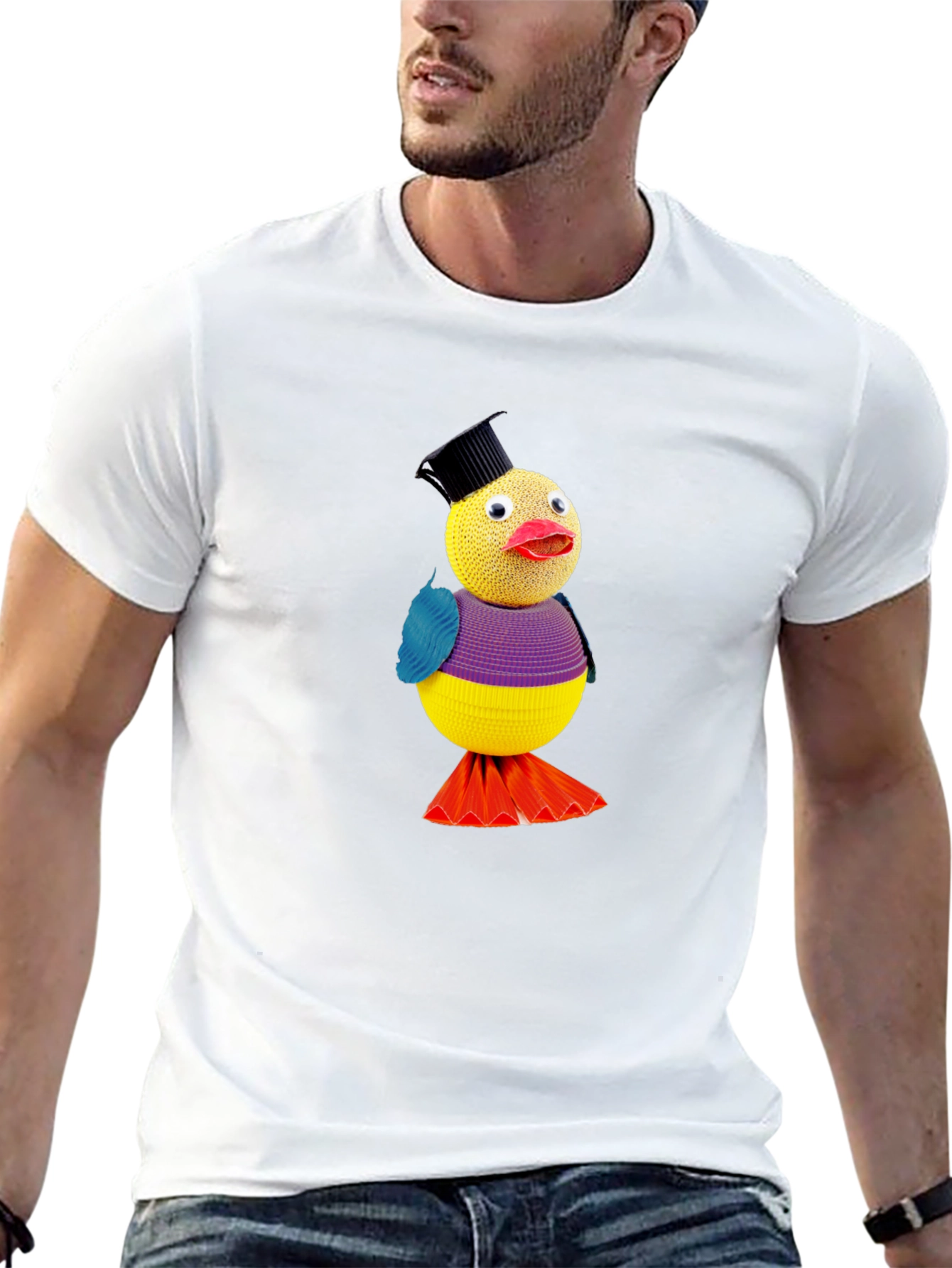 Whimsical Bird Tee - Quirky Style