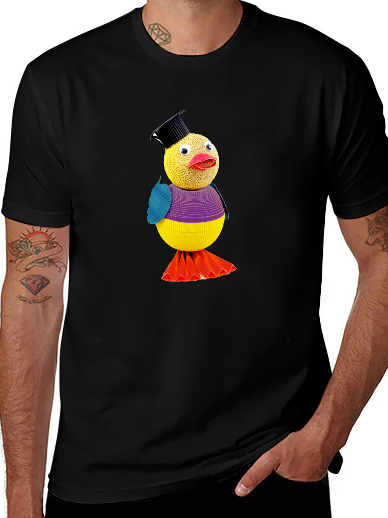 Whimsical Bird Tee - Quirky Style