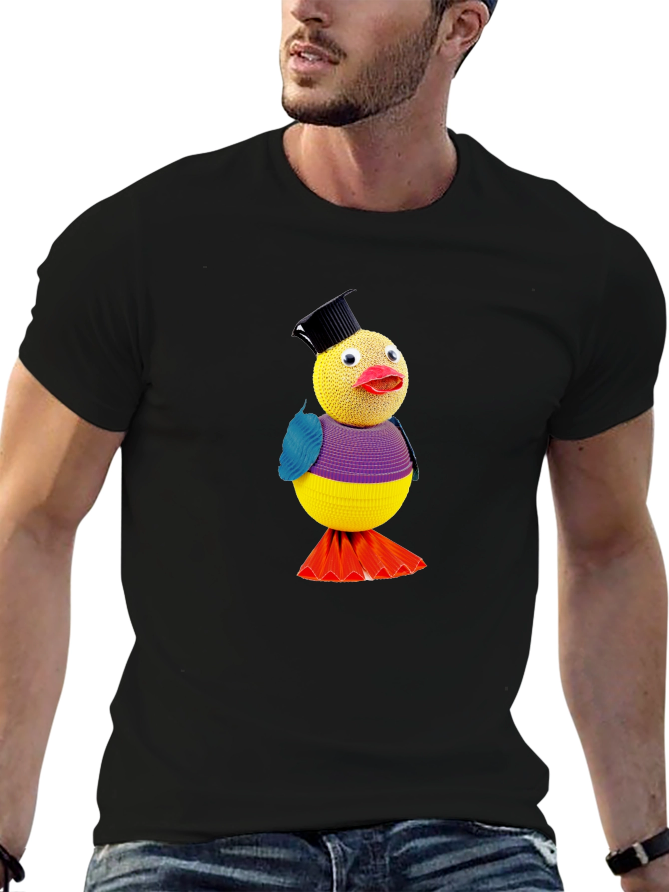 Whimsical Bird Tee - Quirky Style