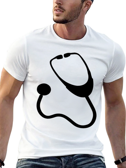 Stethoscope Graphic Tee - Medical Professional Shirt