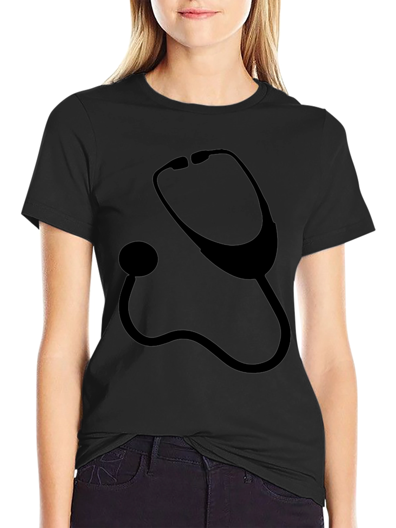 Stethoscope Graphic Tee - Medical Professional Shirt
