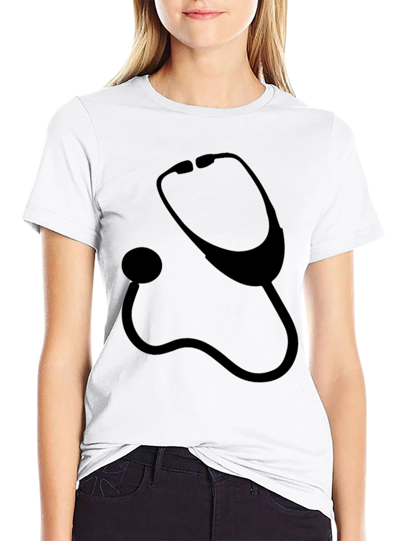 Stethoscope Graphic Tee - Medical Professional Shirt