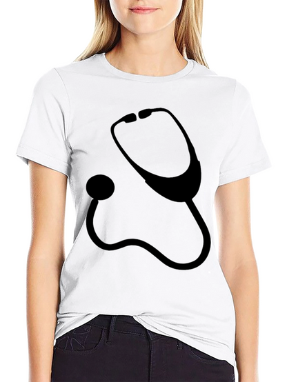 Stethoscope Graphic Tee - Medical Professional Shirt