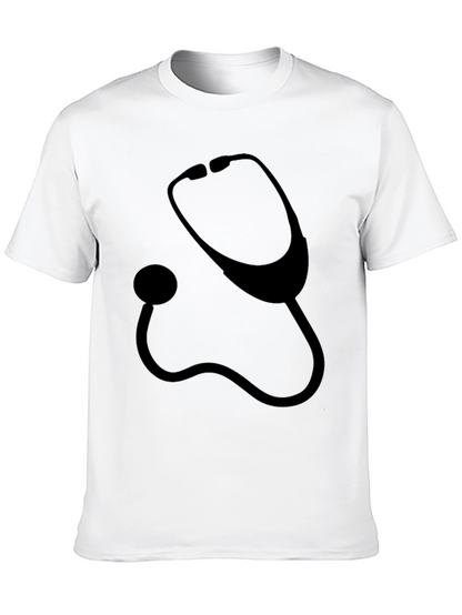 Stethoscope Graphic Tee - Medical Professional Shirt