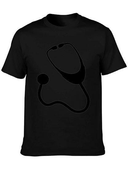 Stethoscope Graphic Tee - Medical Professional Shirt