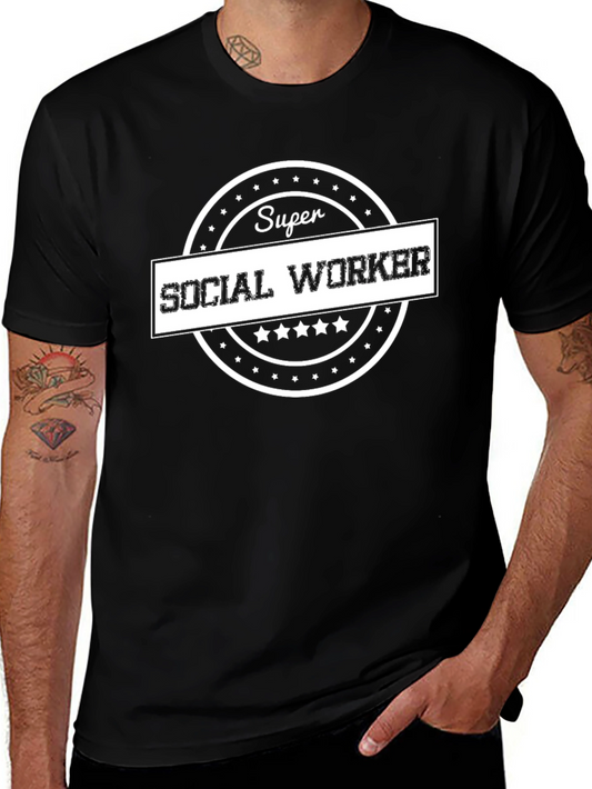 Super Social Worker Graphic Tee - Unisex