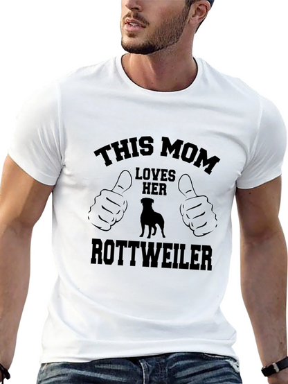 Rottweiler Mom T-Shirt - Dog Lover Tee