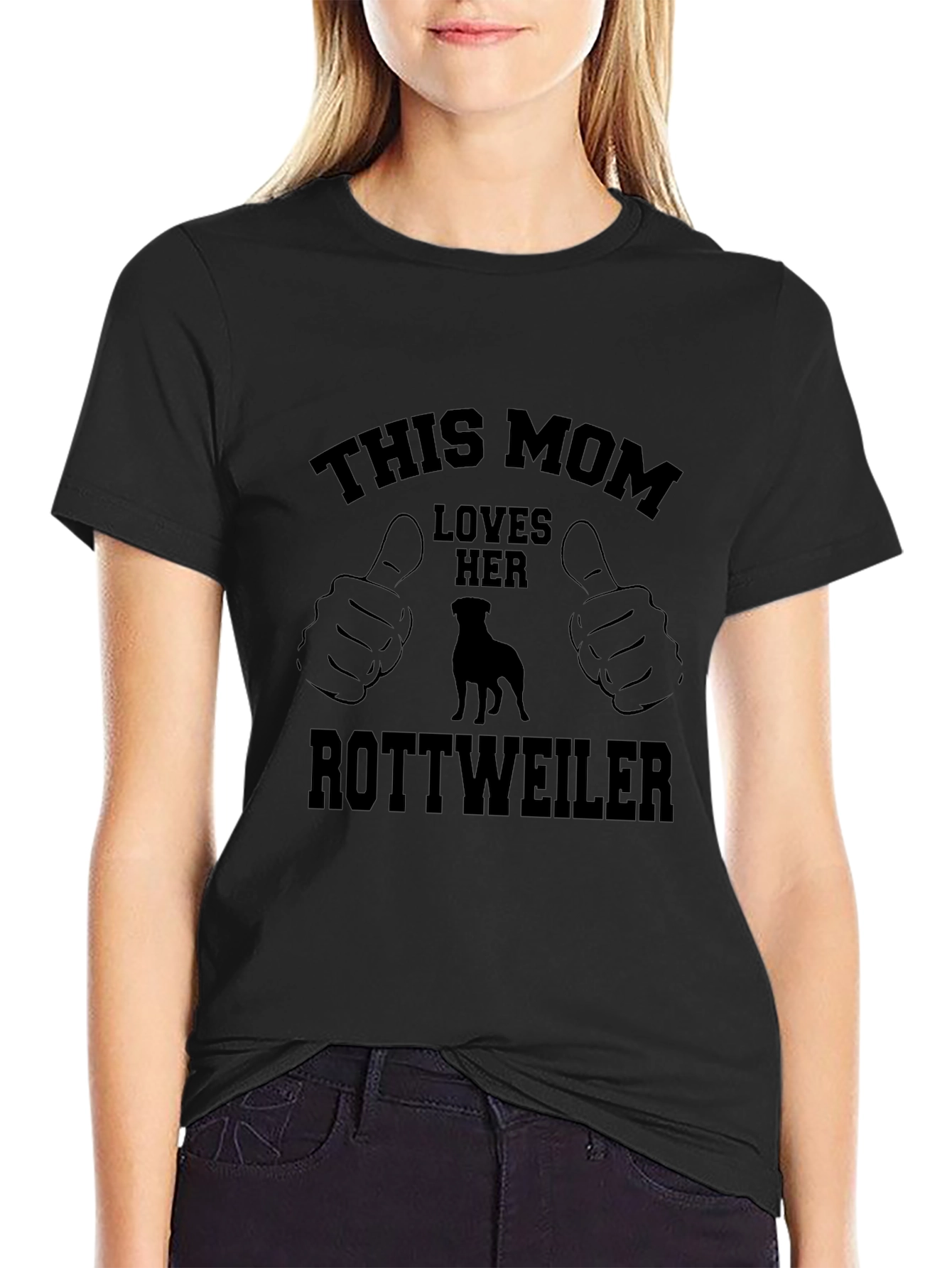 Rottweiler Mom T-Shirt - Dog Lover Tee