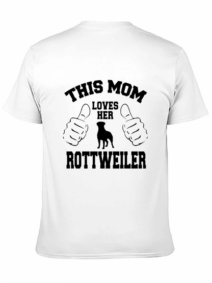Rottweiler Mom T-Shirt - Dog Lover Tee