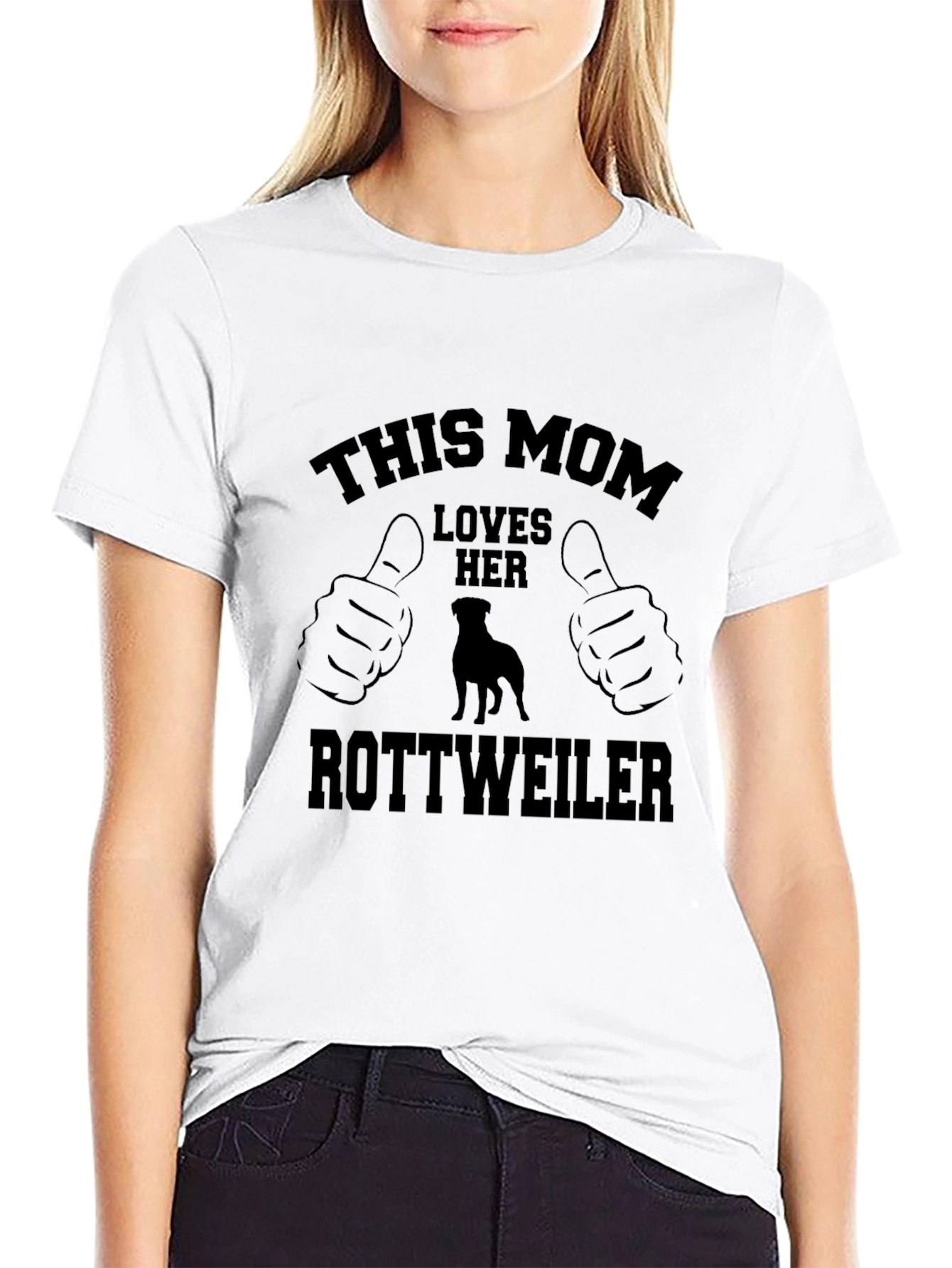Rottweiler Mom T-Shirt - Dog Lover Tee