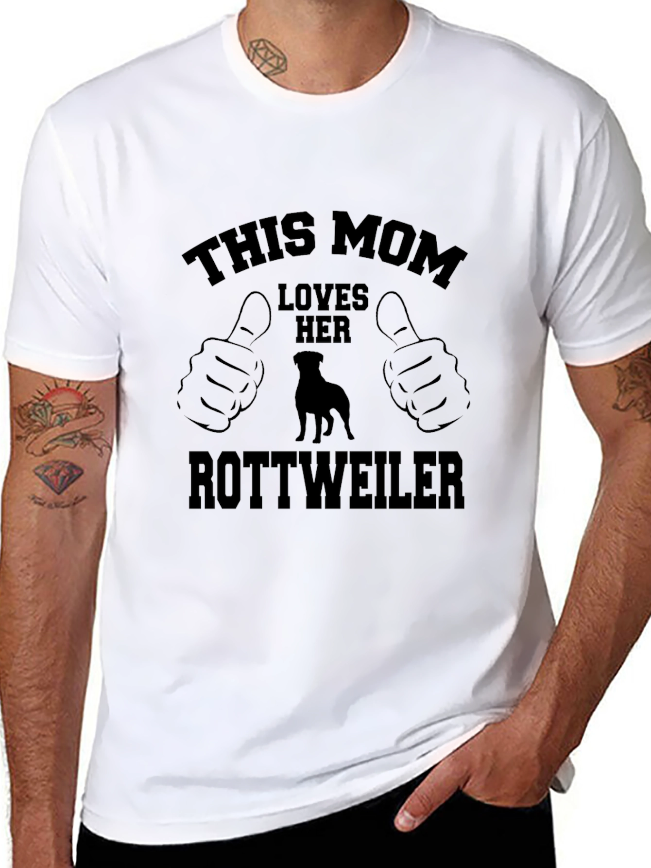 Rottweiler Mom T-Shirt - Dog Lover Tee
