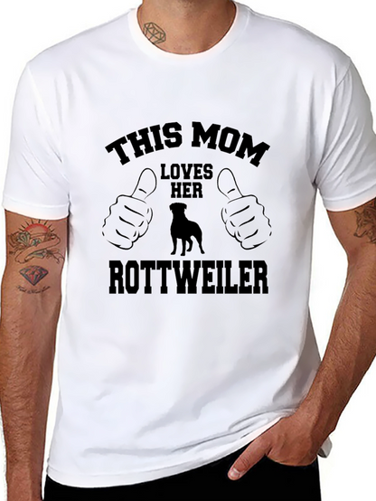 Rottweiler Mom T-Shirt - Dog Lover Tee