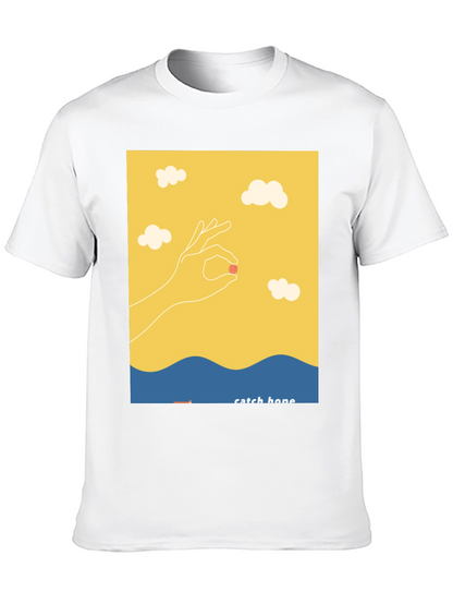 Catch Hope Graphic T-Shirt - Relaxed Fit Black