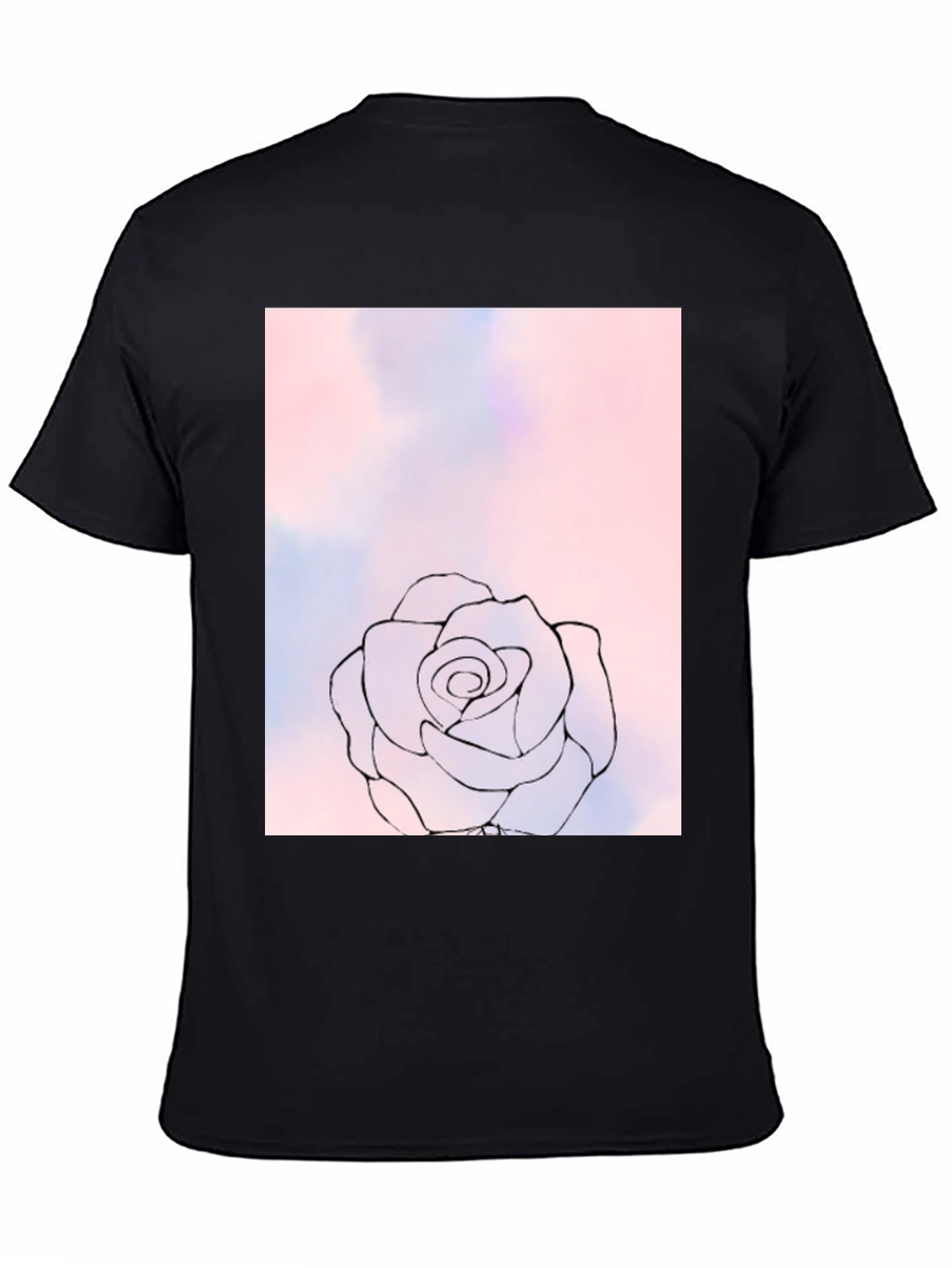 Rose Sketch Graphic T-Shirt - Soft Style