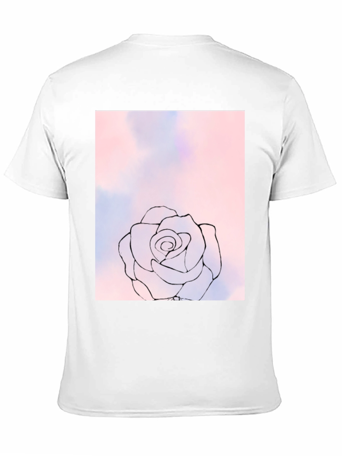 Rose Sketch Graphic T-Shirt - Soft Style