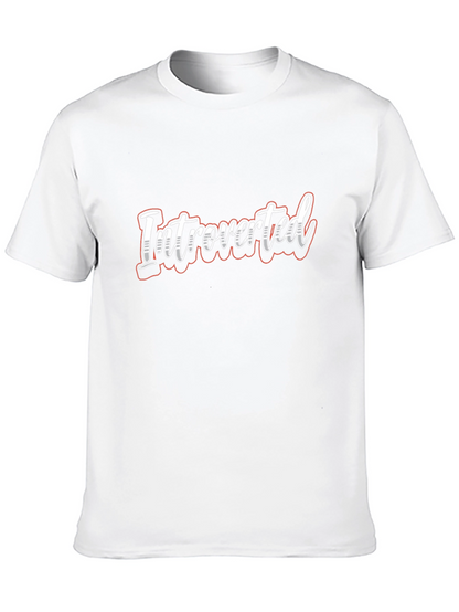 Introverted T-Shirt - Soft Cotton Blend Casual Tee