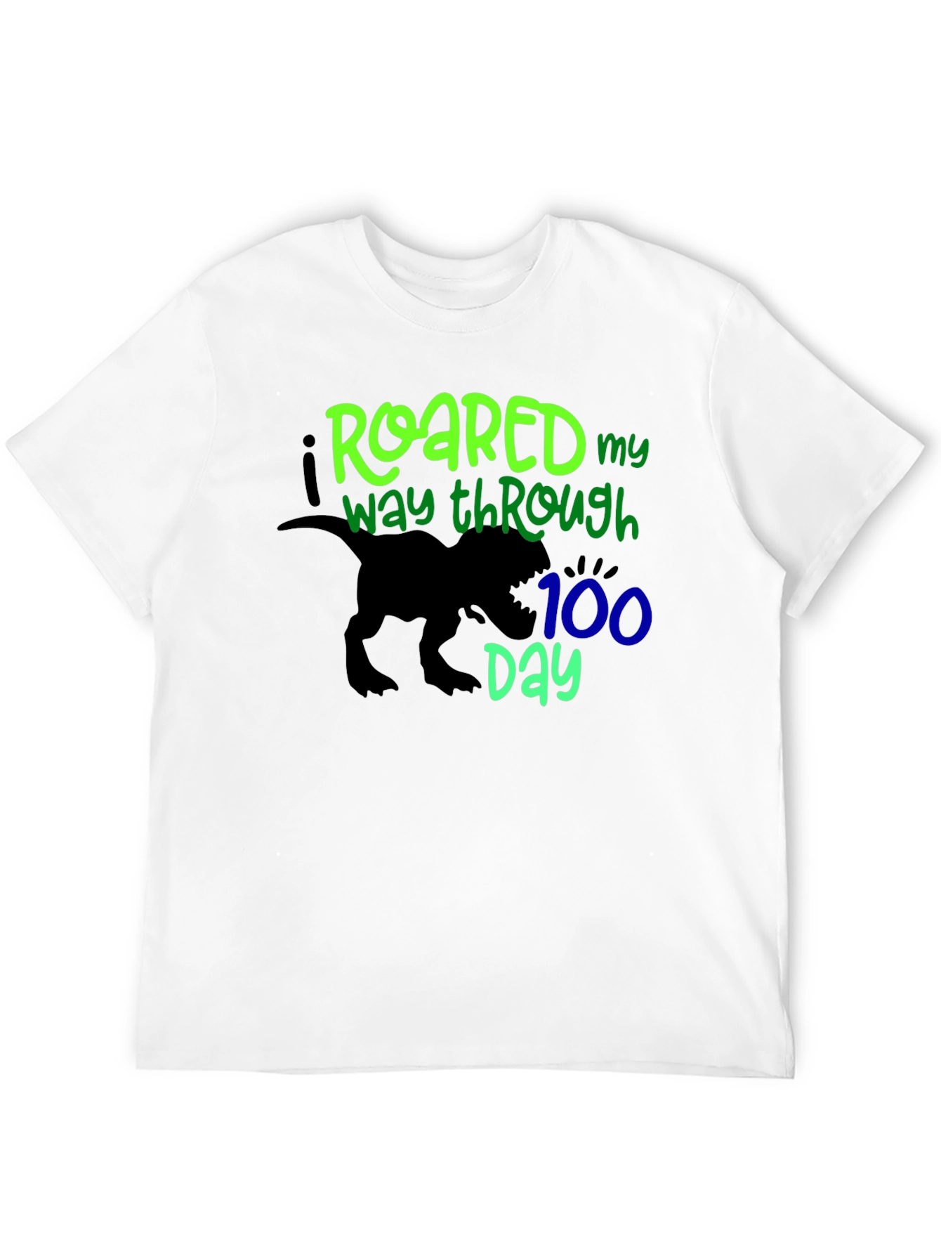 Roaring 100th Day Black T-Shirt