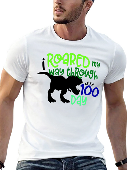 Roaring 100th Day Black T-Shirt