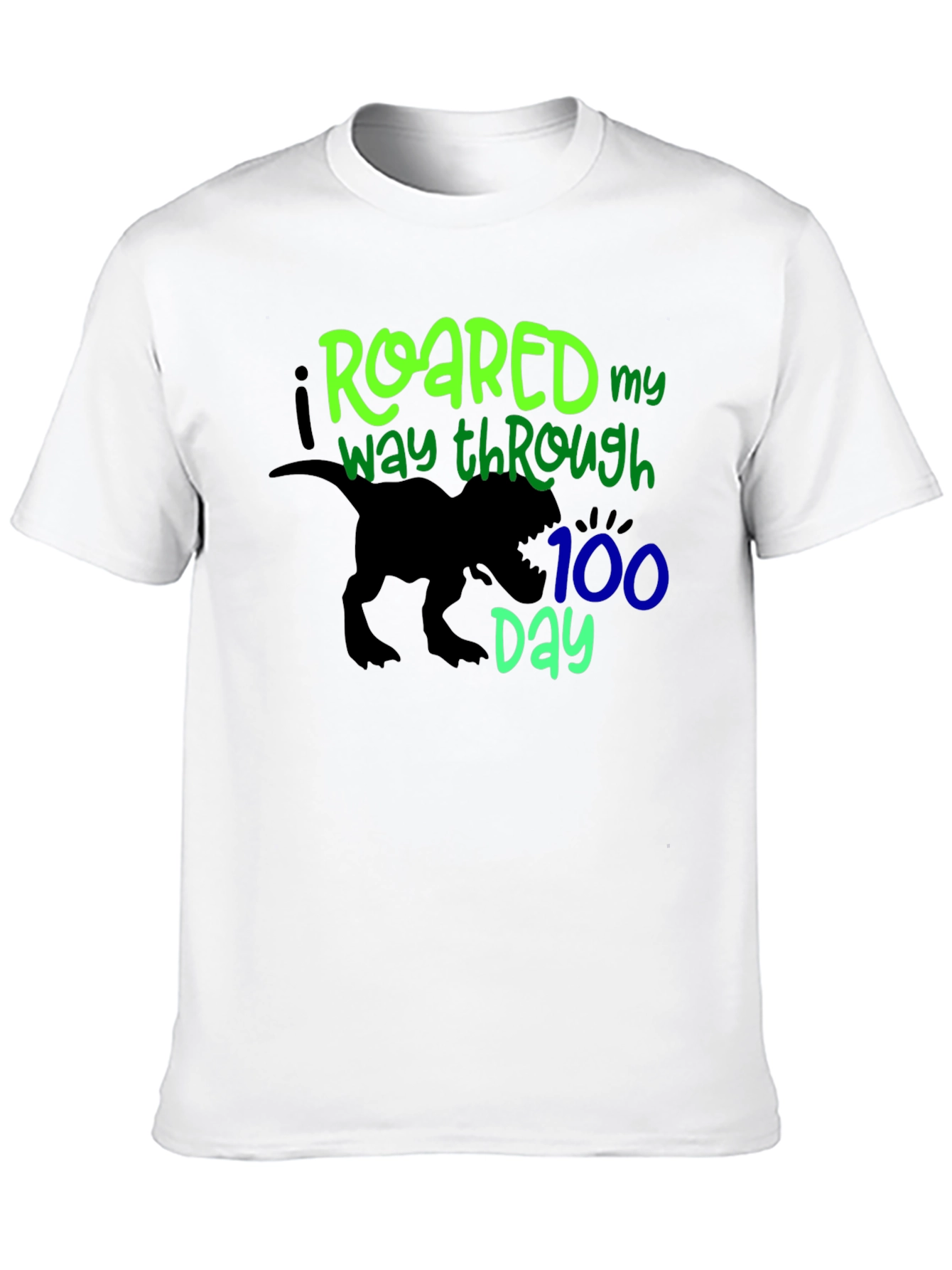 Roaring 100th Day Black T-Shirt