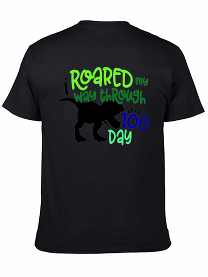 Roaring 100th Day Black T-Shirt