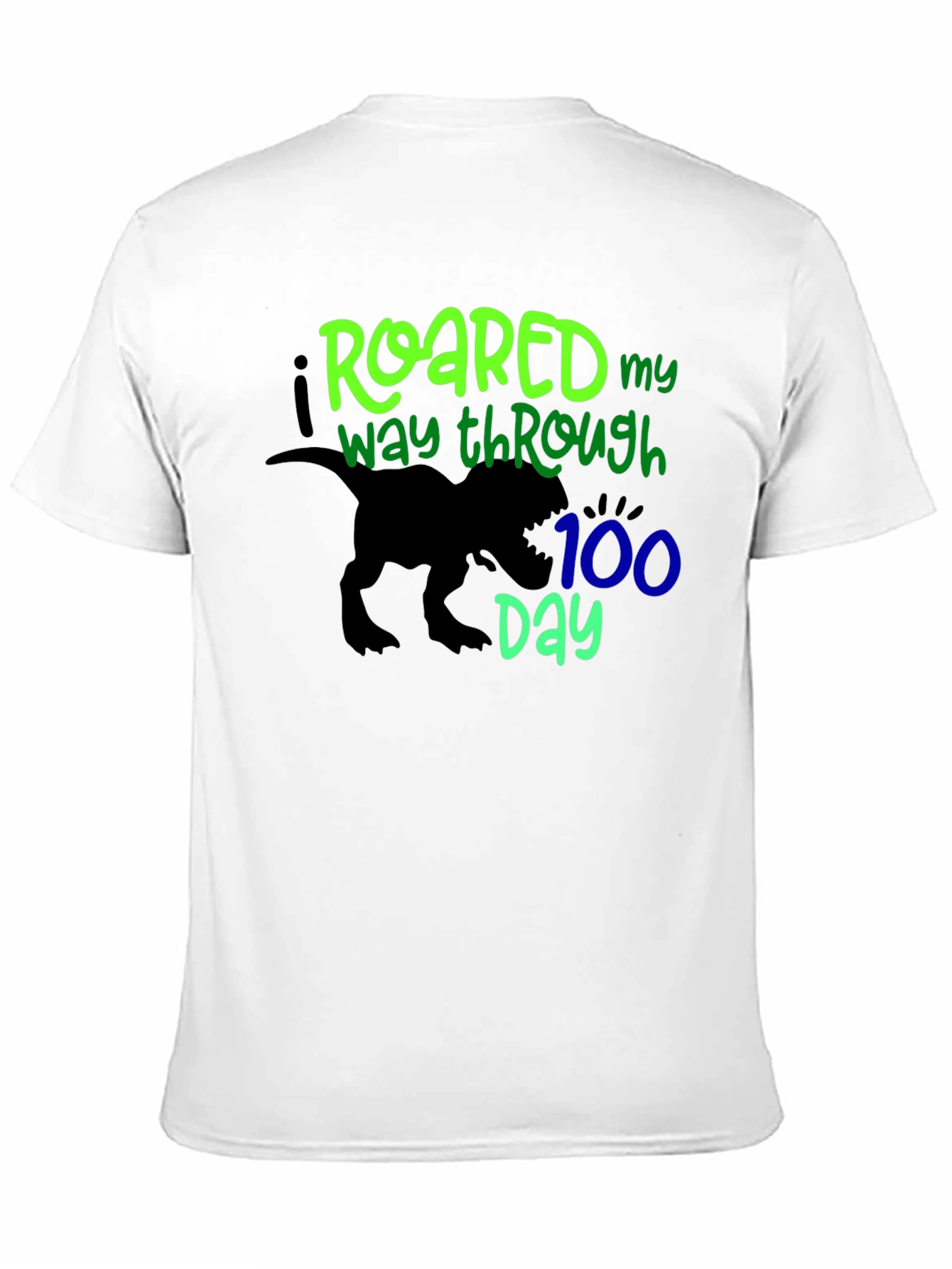 Roaring 100th Day Black T-Shirt