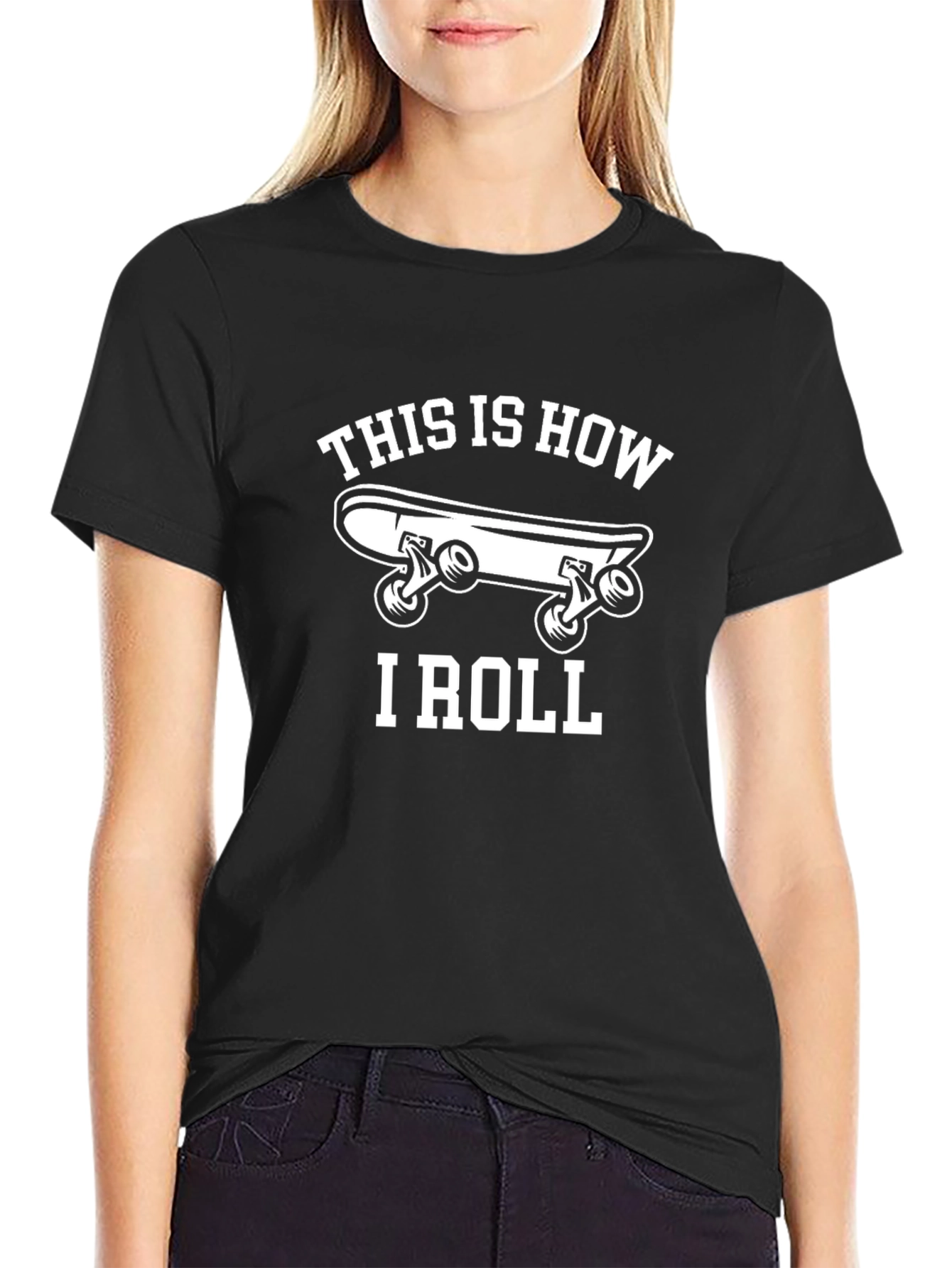 Skateboard Graphic Tee - This is How I Roll