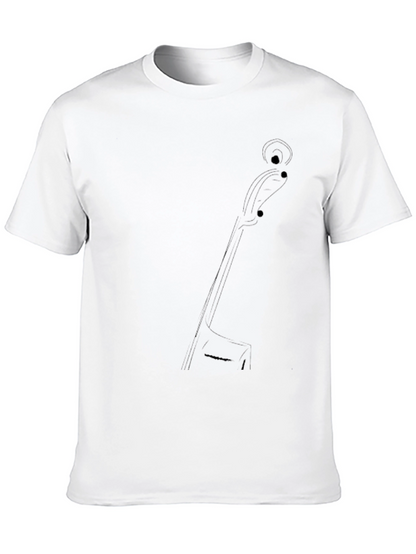 Minimalist Cello T-Shirt - Music Lover Tee