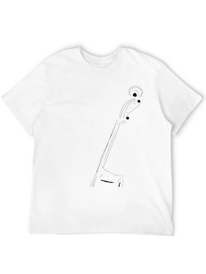 Minimalist Cello T-Shirt - Music Lover Tee