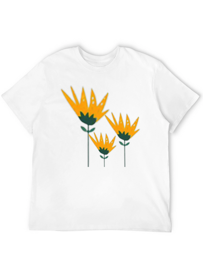 Floral T-Shirt - Stylish Botanical Design
