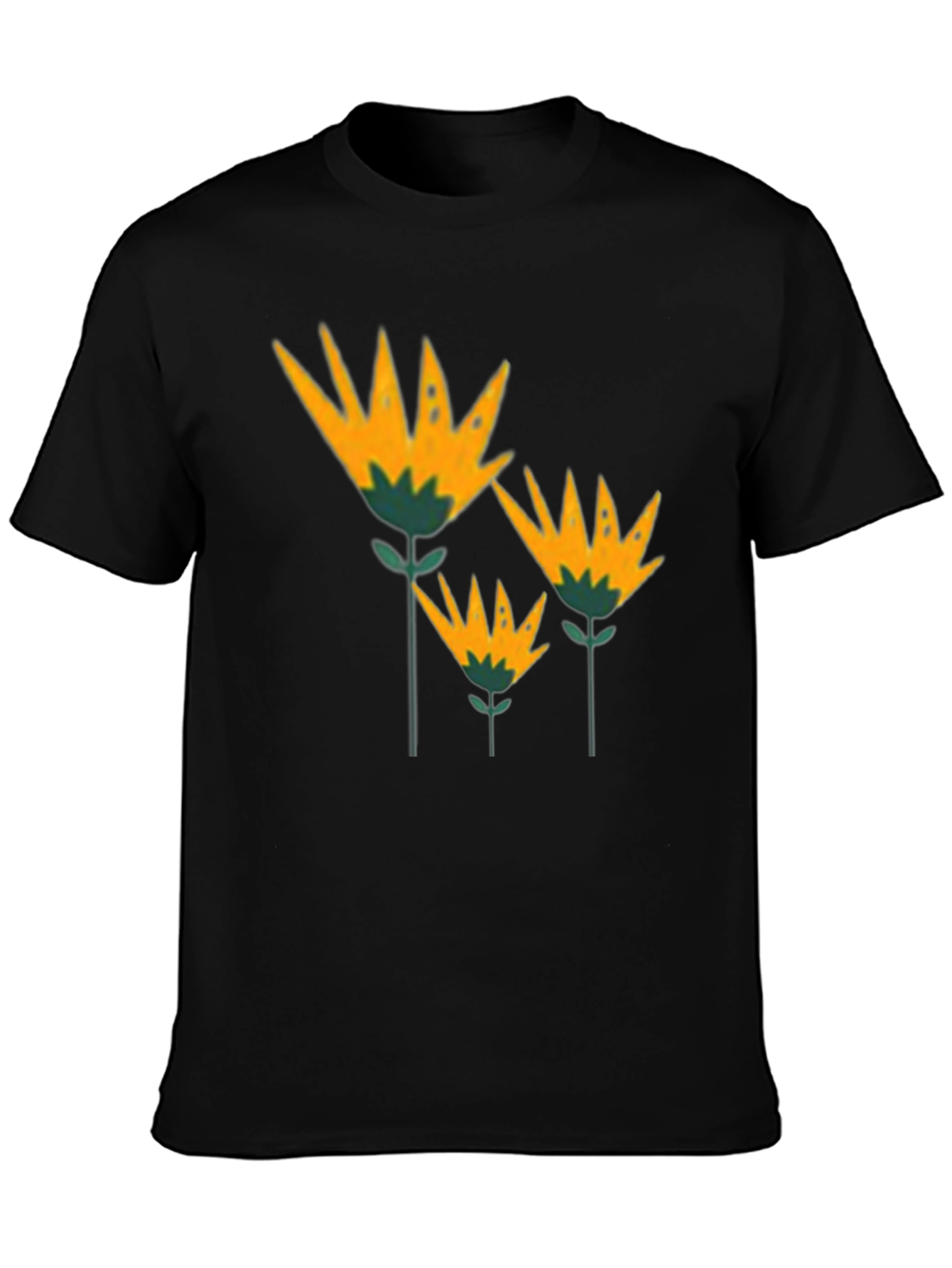 Floral T-Shirt - Stylish Botanical Design