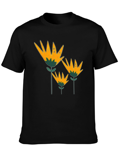 Floral T-Shirt - Stylish Botanical Design