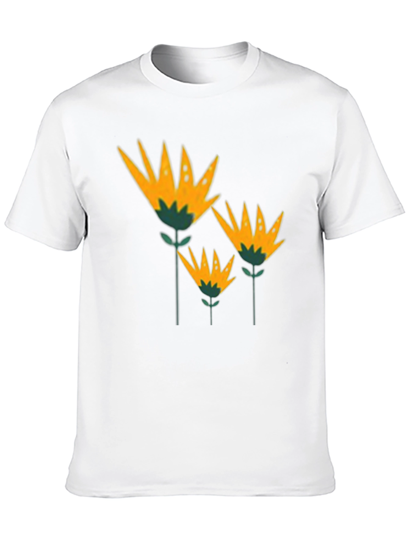 Floral T-Shirt - Stylish Botanical Design