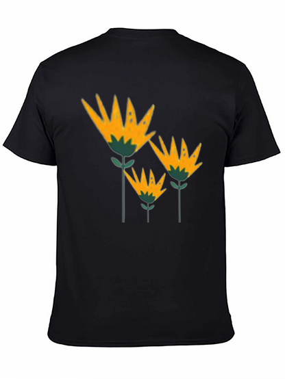Floral T-Shirt - Stylish Botanical Design