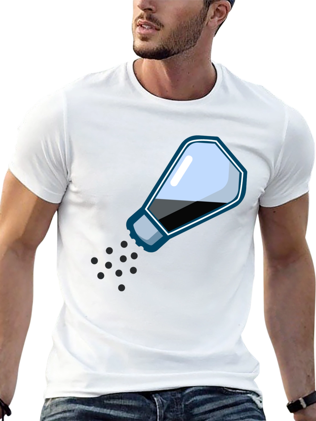 Salt Shaker Graphic Tee - Funny Casual T-Shirt