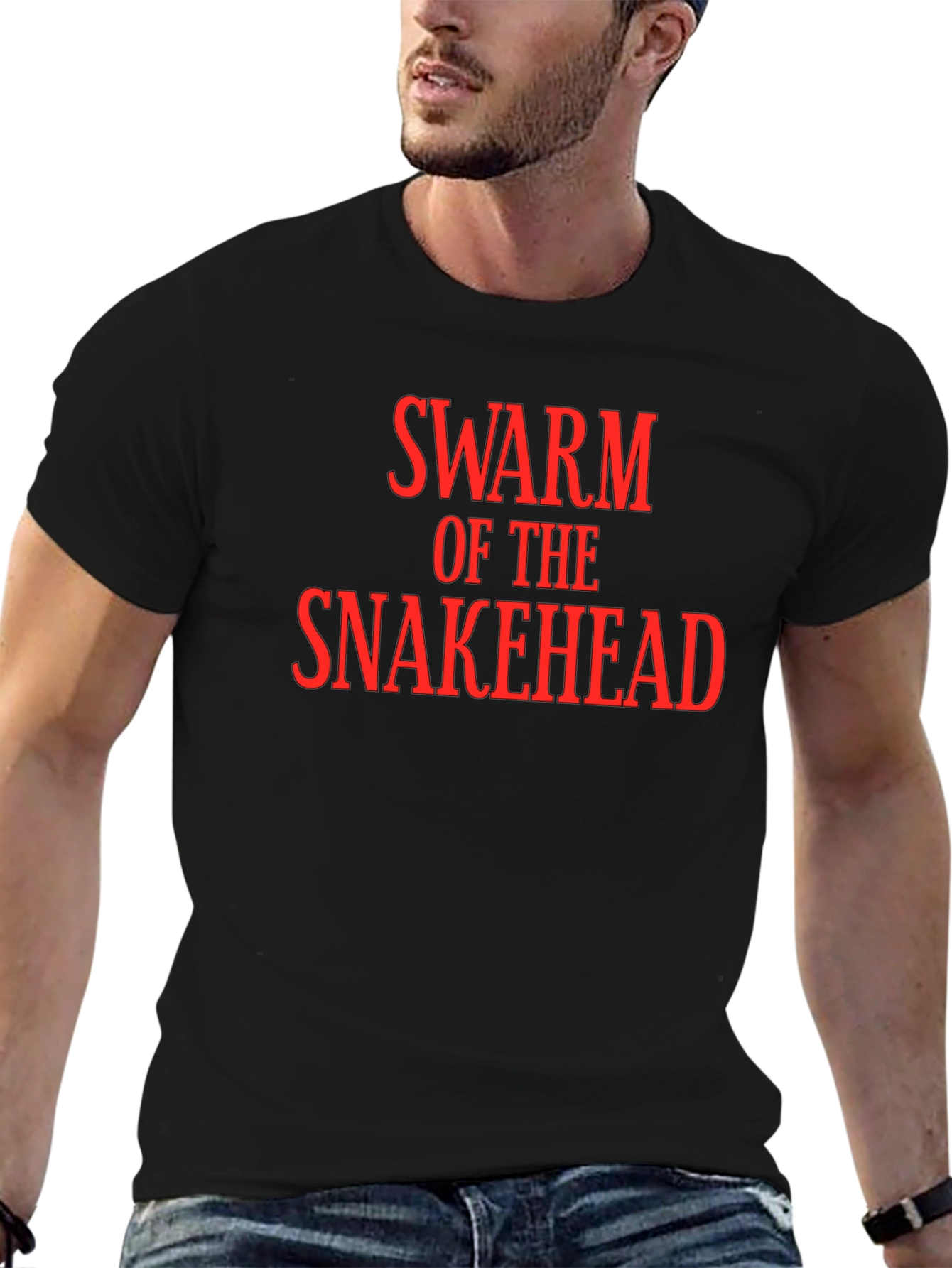 Swarm of the Snakehead Black T-Shirt