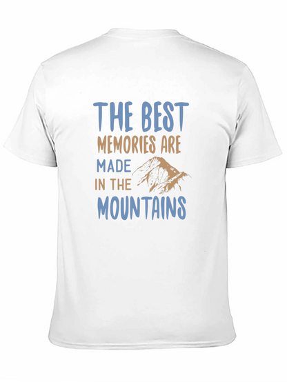 Mountains Memories Black T-Shirt