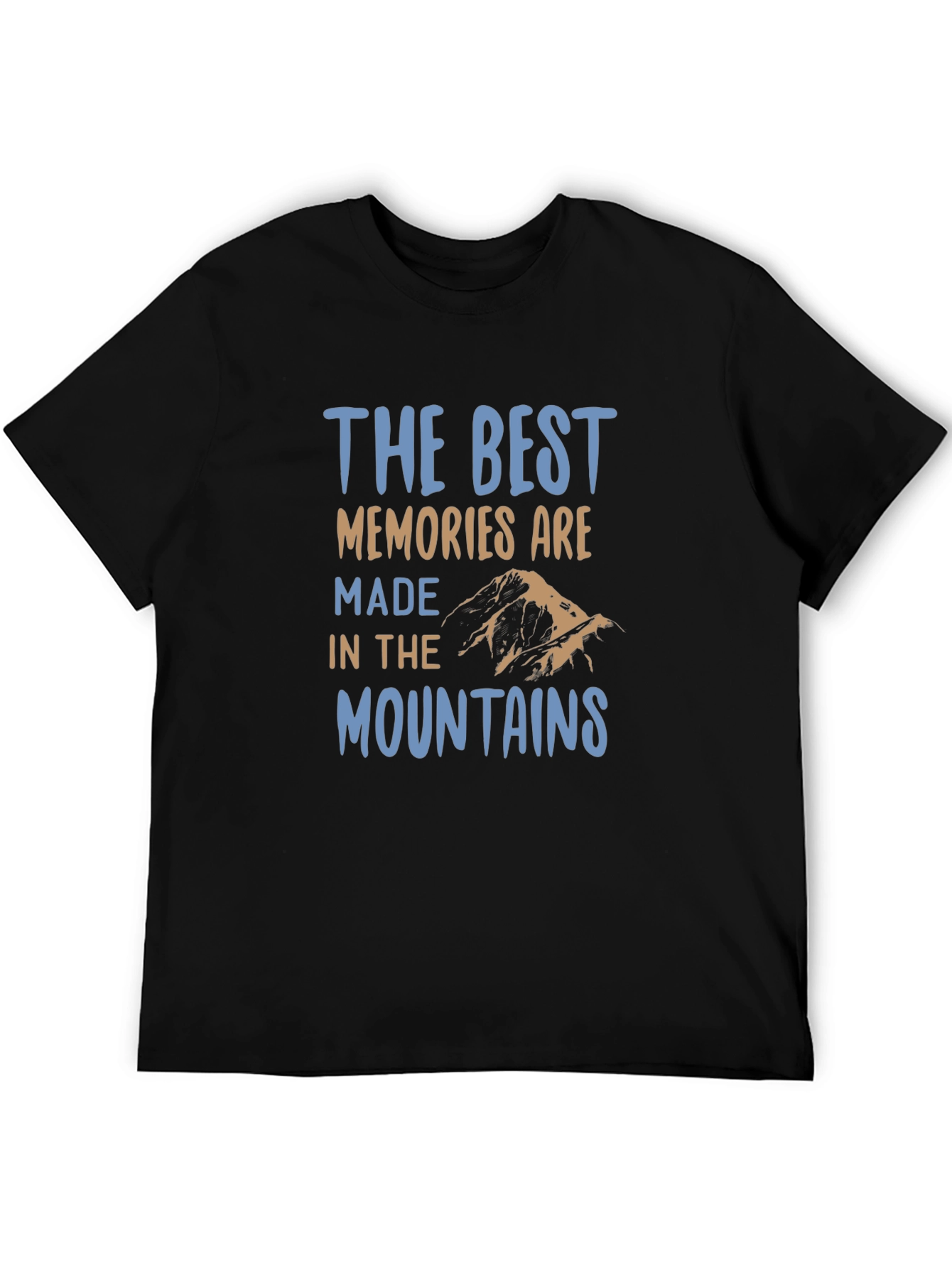 Mountains Memories Black T-Shirt