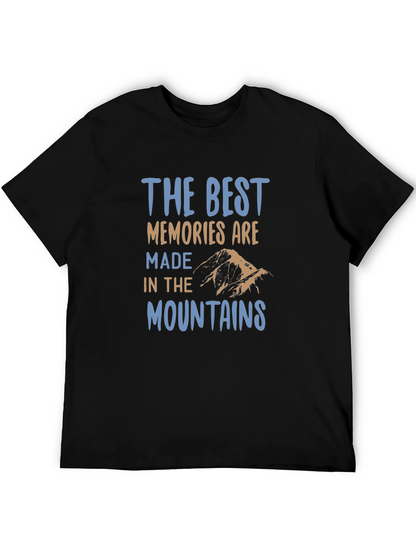 Mountains Memories Black T-Shirt