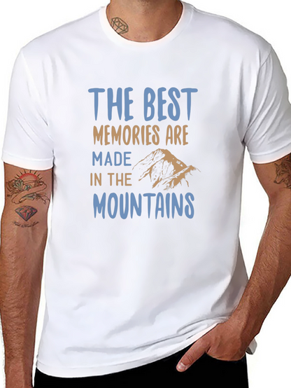 Mountains Memories Black T-Shirt