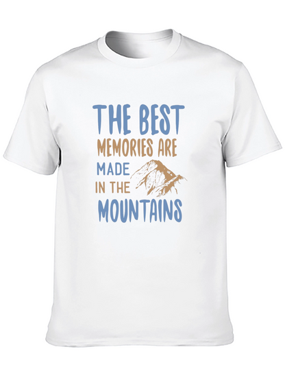 Mountains Memories Black T-Shirt