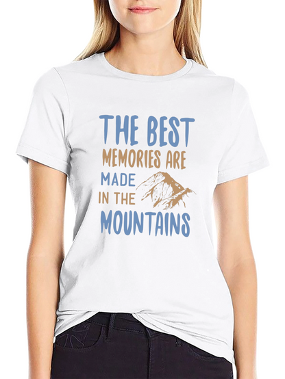 Mountains Memories Black T-Shirt