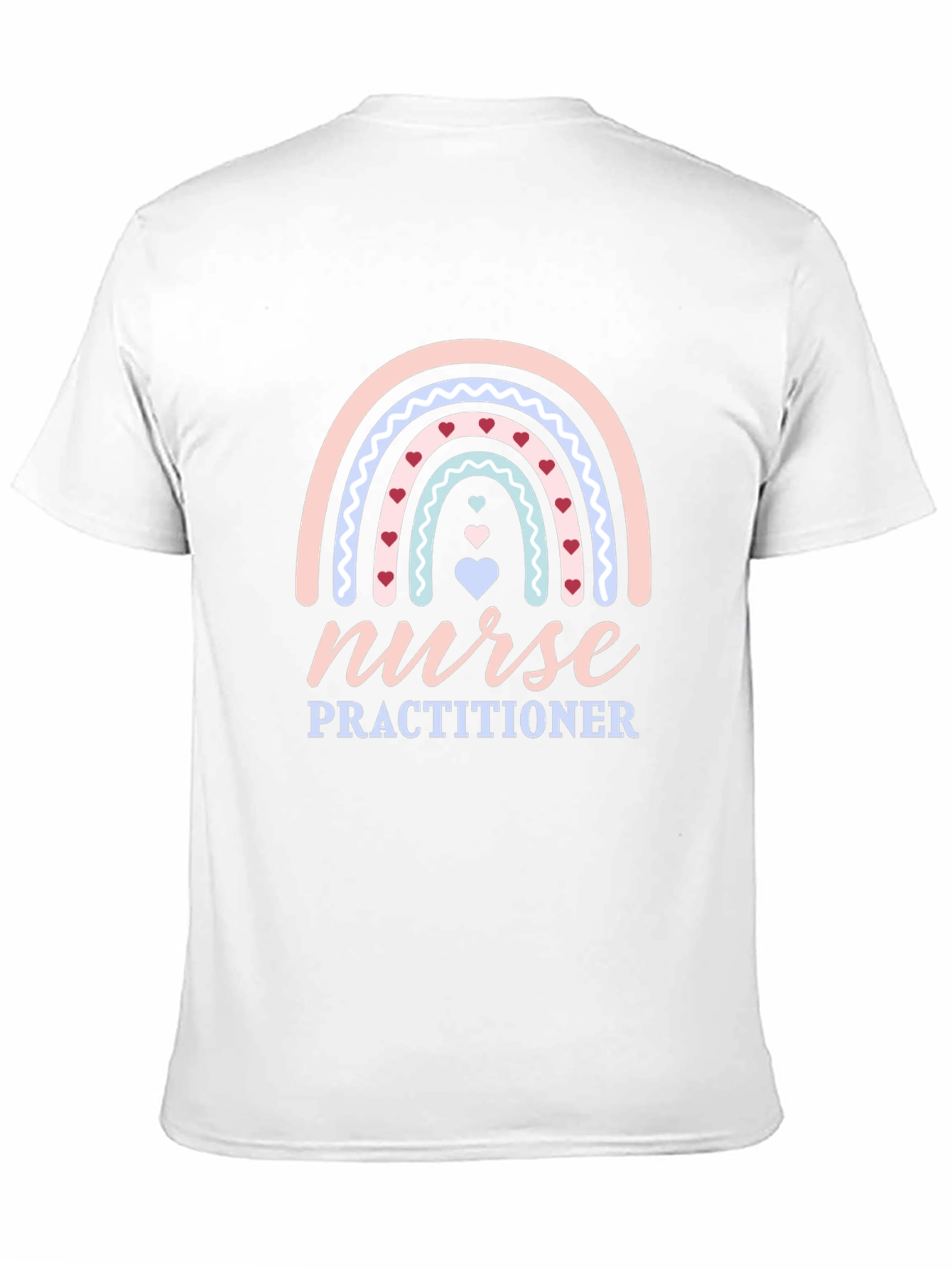 Nurse Practitioner Rainbow Heart T-Shirt